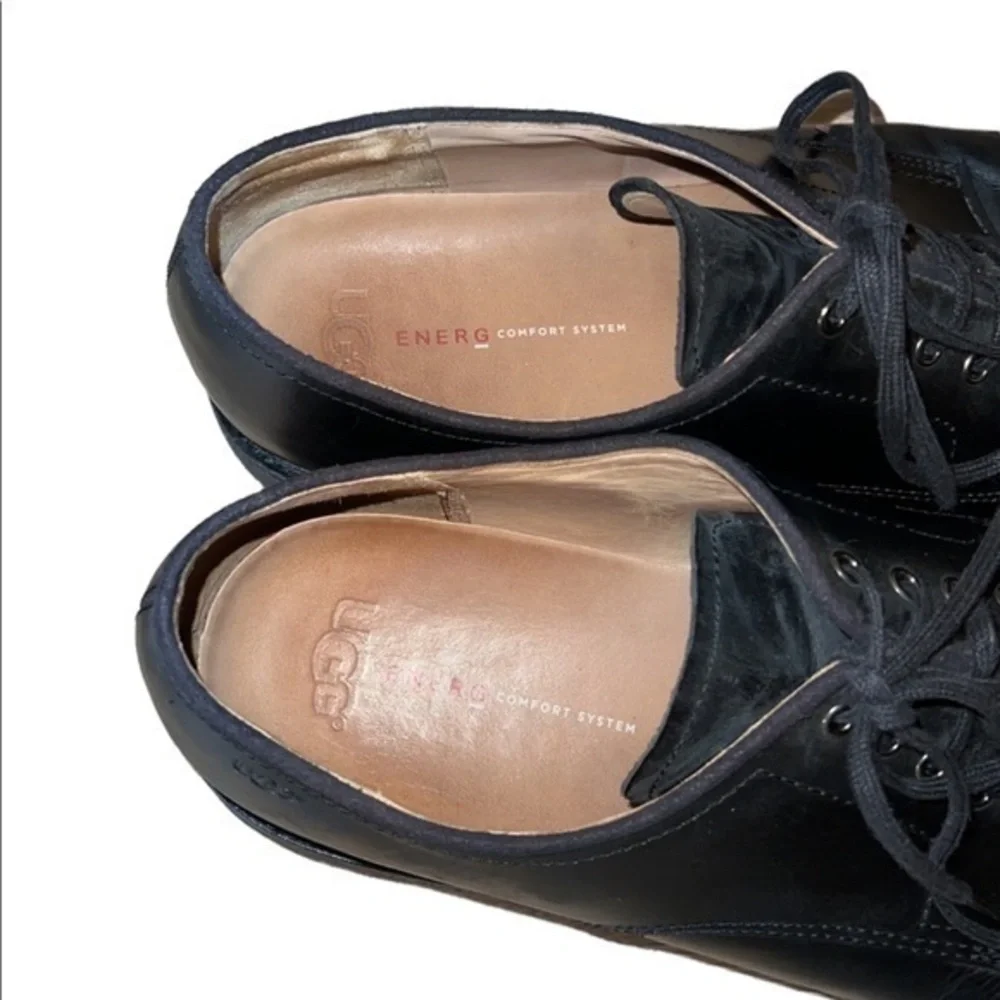 UGG Jovin‎ Black Leather Oxford Shoes